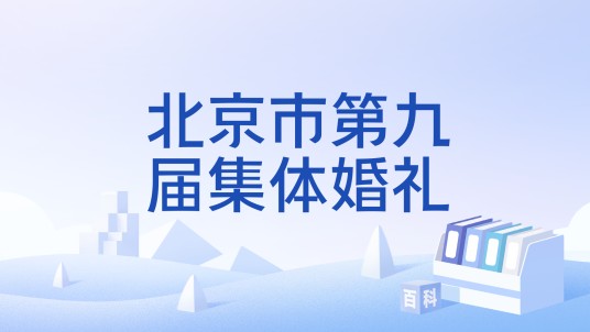 北京市第九届集体婚礼