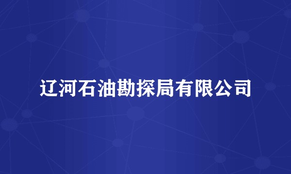 辽河石油勘探局有限公司