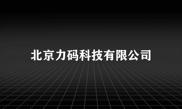 北京力码科技有限公司