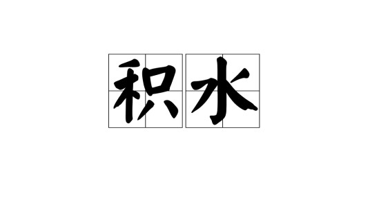 积水（汉语词语）