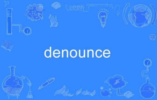 denounce
