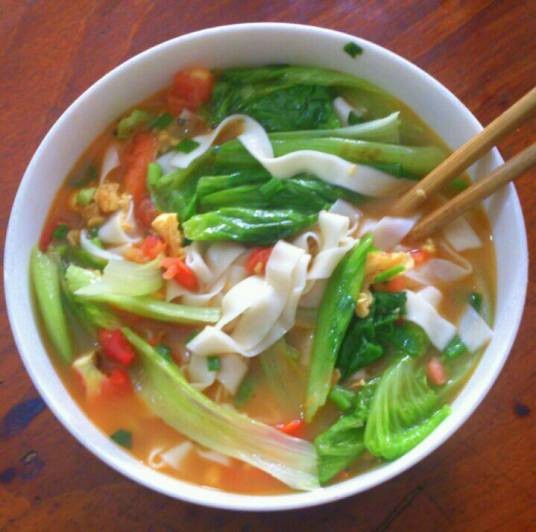 西红柿青菜鸡蛋汤
