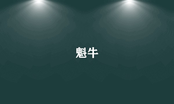 魁牛