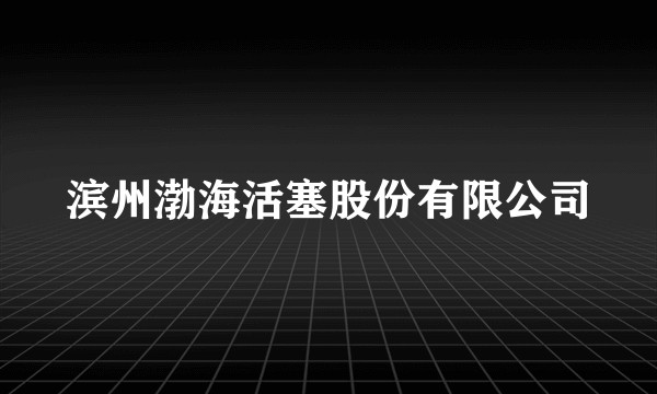 滨州渤海活塞股份有限公司