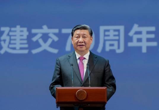 习近平在中俄建交70周年纪念大会上的讲话