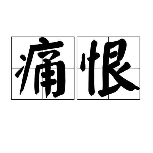 痛恨（汉语词汇）