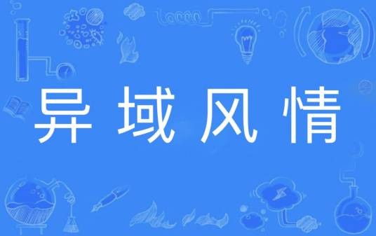 异域风情（文化术语，指异乡的地域风光和人文特征）