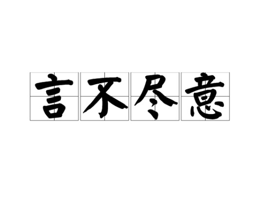 言不尽意