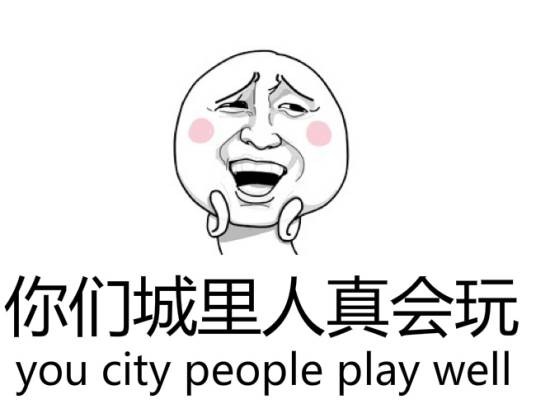 你们城里人真会玩