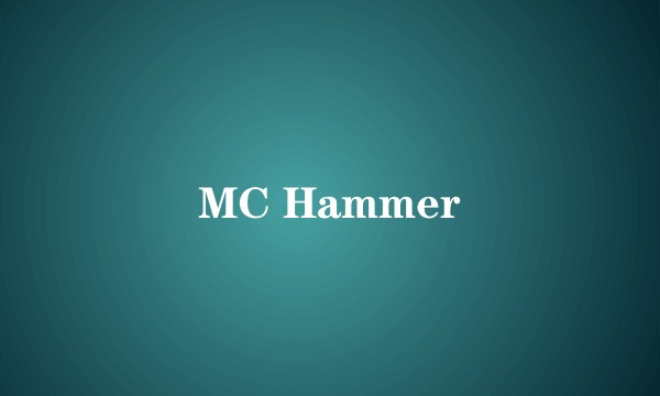 MC Hammer