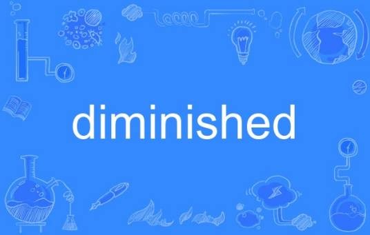 diminished（英语单词）