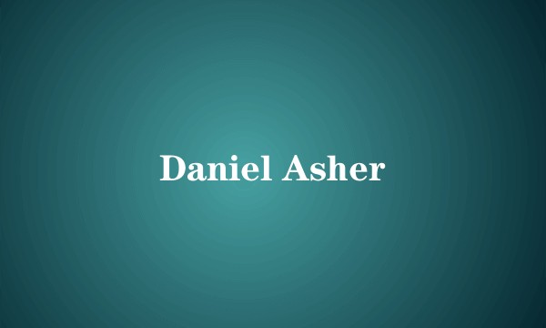 Daniel Asher