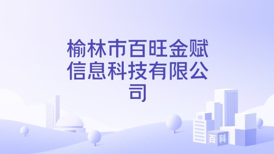 榆林市百旺金赋信息科技有限公司