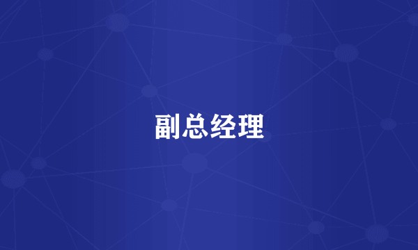 副总经理