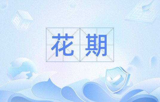 花期（汉语词语）