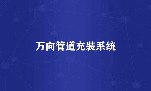 万向管道充装系统