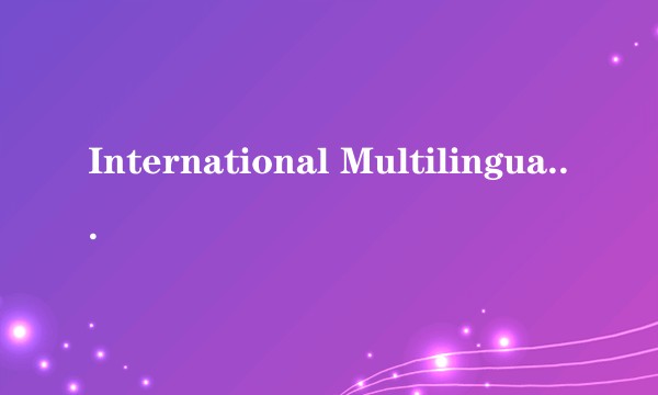 International Multilingual Research Journal