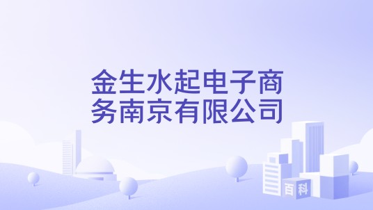 金生水起电子商务南京有限公司
