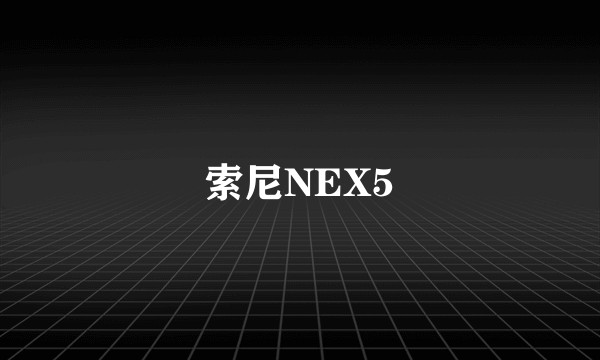 索尼NEX5
