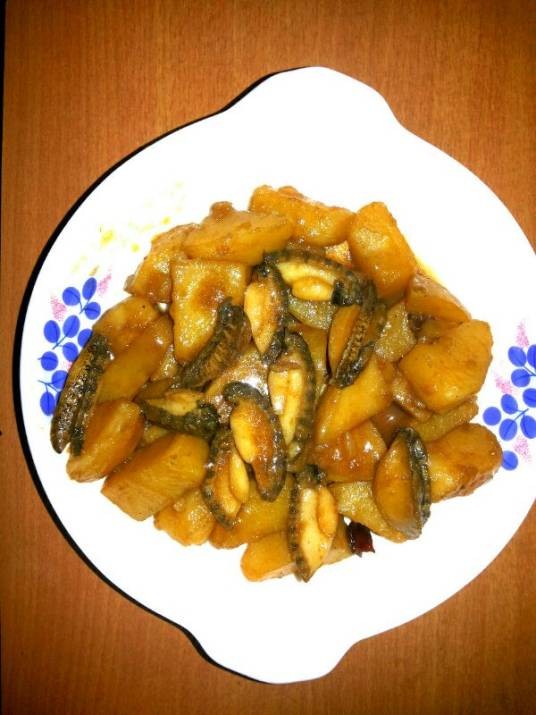 鲍鱼炖土豆
