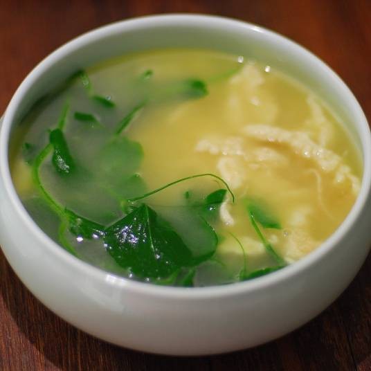 豌豆尖蛋汤