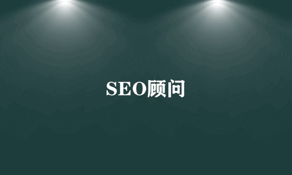 SEO顾问