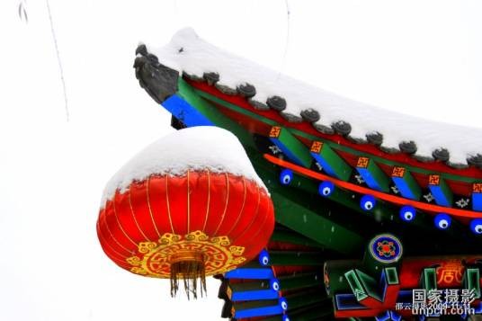 雪打灯