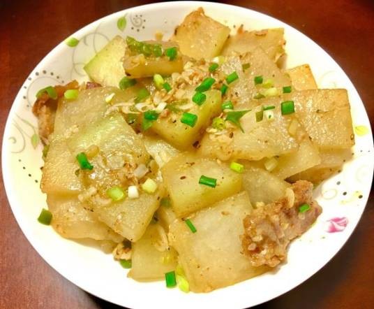 清炒冬瓜虾皮