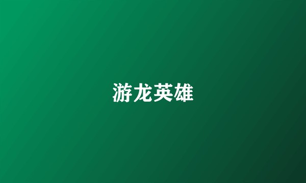 游龙英雄