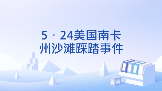 5·24美国南卡州沙滩踩踏事件