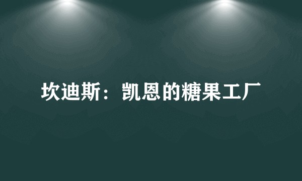 坎迪斯：凯恩的糖果工厂