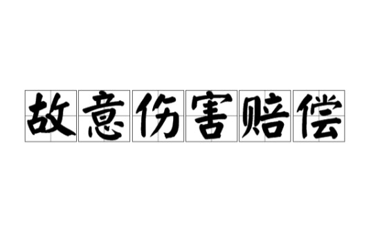 故意伤害赔偿