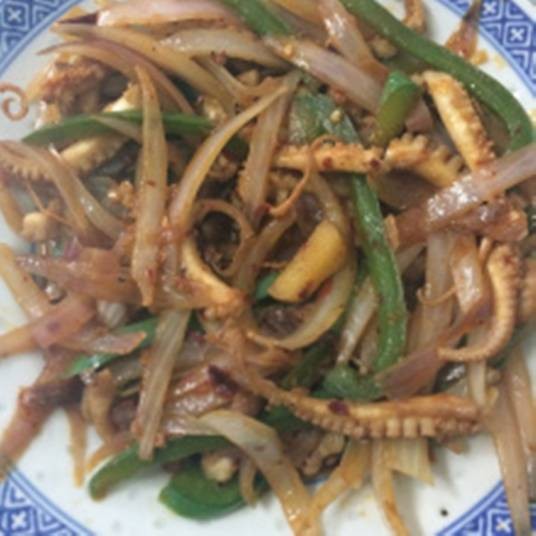爆炒八爪鱼