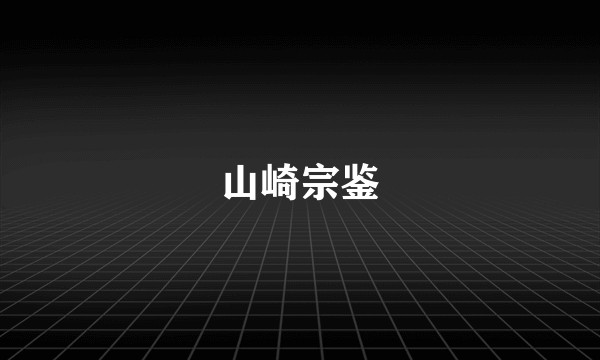 山崎宗鉴