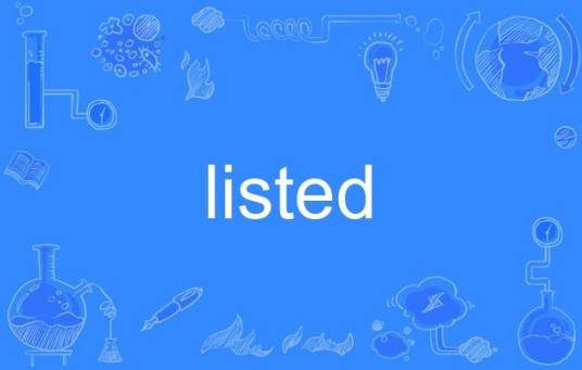 listed