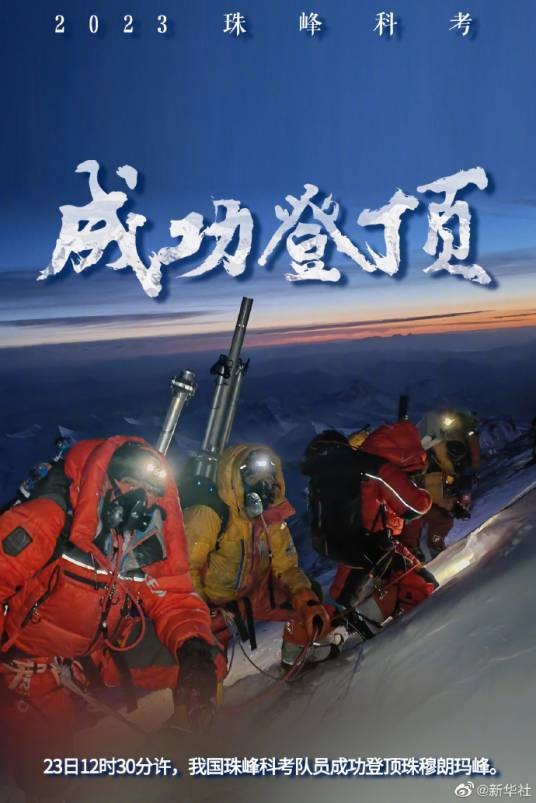 2023“巅峰使命”珠峰科考