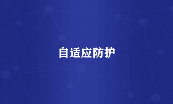 自适应防护