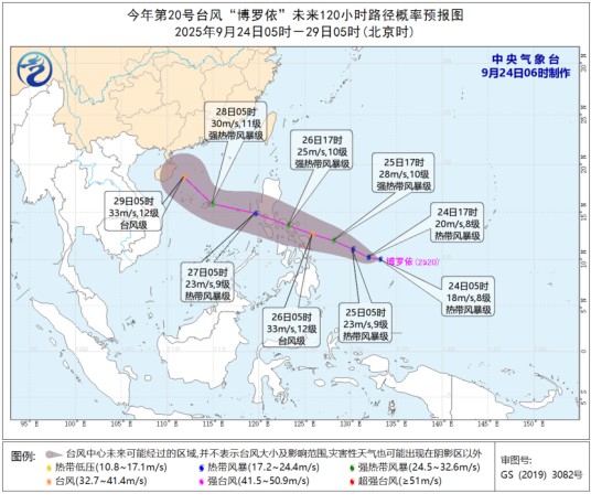 台风博罗依(2025年第20号台风)