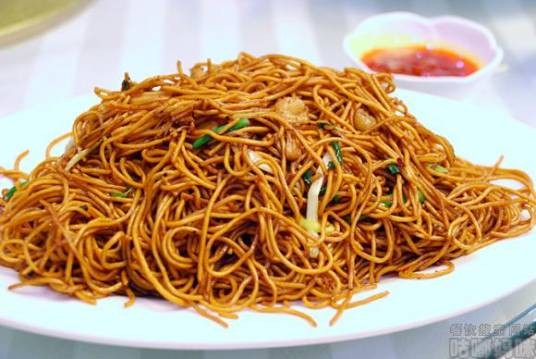 虾仁炒面