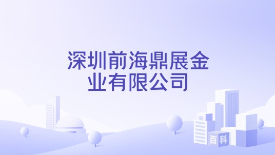 深圳前海鼎展金业有限公司
