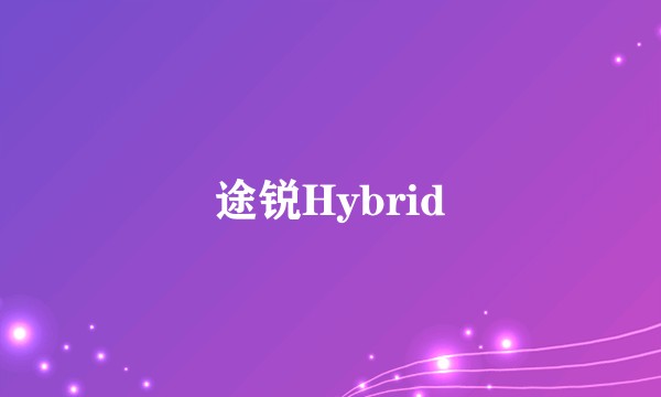 途锐Hybrid