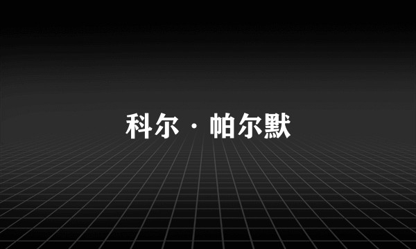 科尔·帕尔默