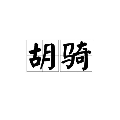 胡骑(汉语词语)