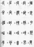 古文字学（以古汉字和各种古汉字资料为研究对象的学科）