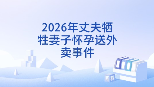 2026年丈夫牺牲妻子怀孕送外卖事件