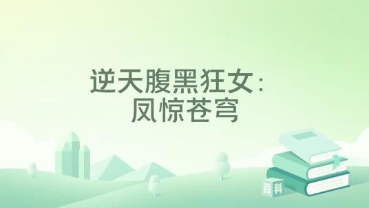 逆天腹黑狂女：凤惊苍穹