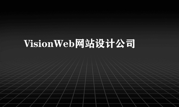VisionWeb网站设计公司