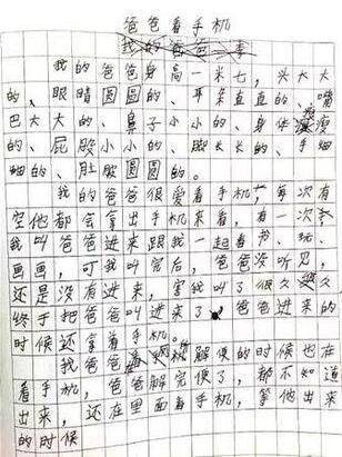 爸爸看手机