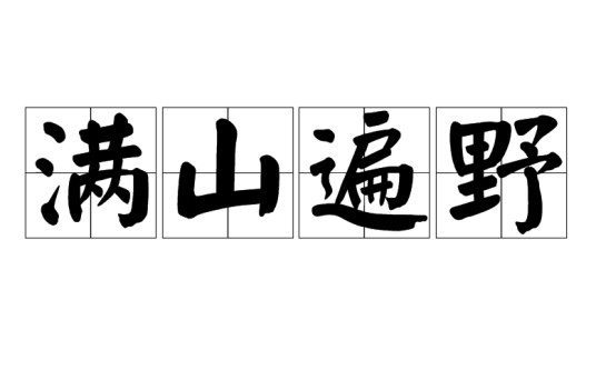 满山遍野