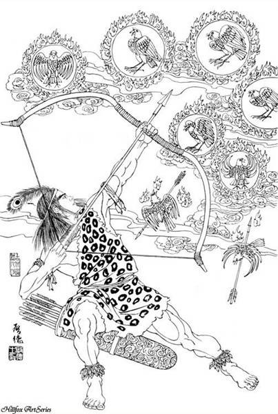 后羿射日（中国古代神话故事）